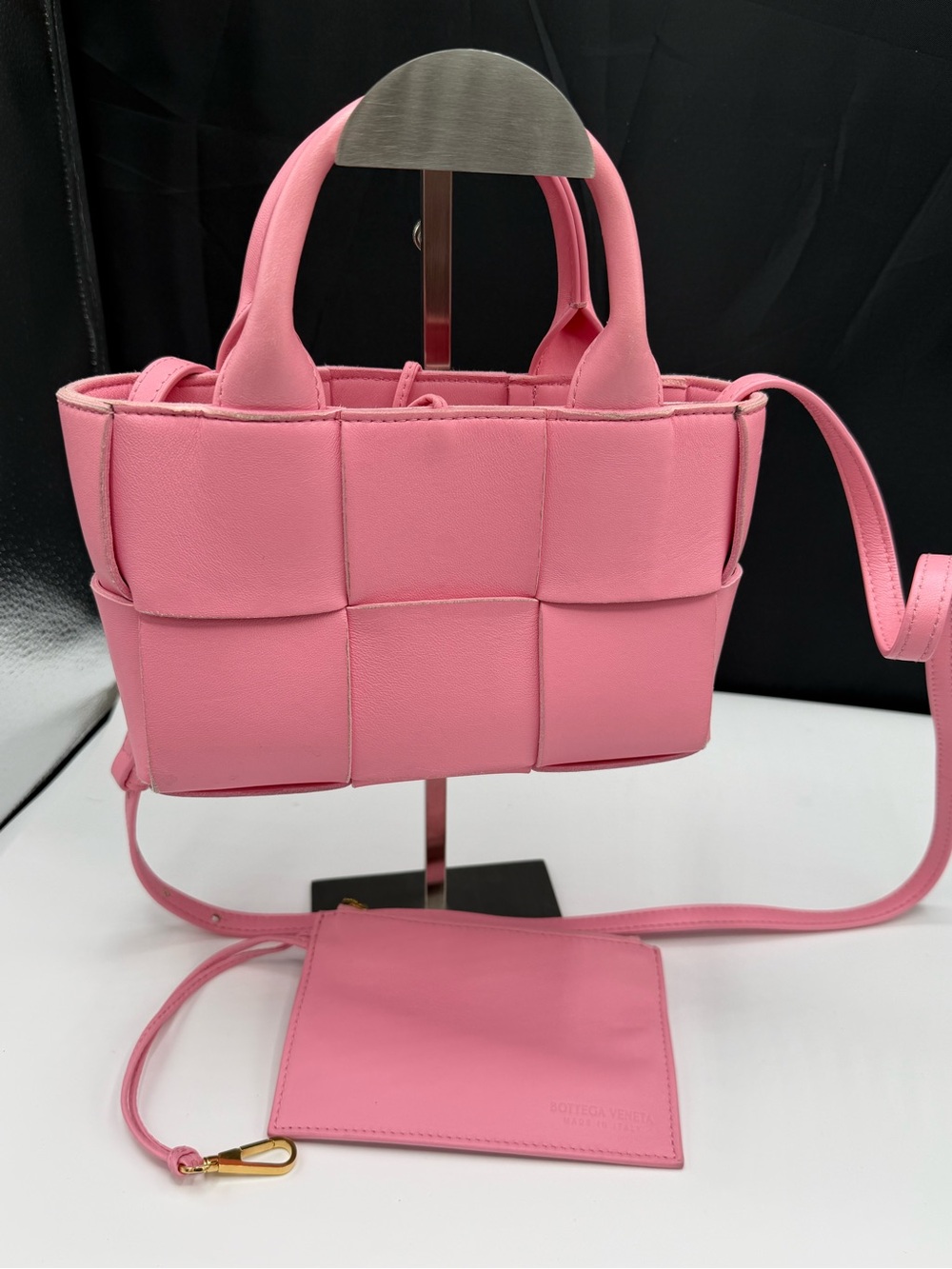 Bottega Veneta Candy Arco Tote in Pink